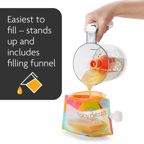 Reusable Baby Food Pouches, 10 Pack Baby Brezza Food Maker - product thumbnail
