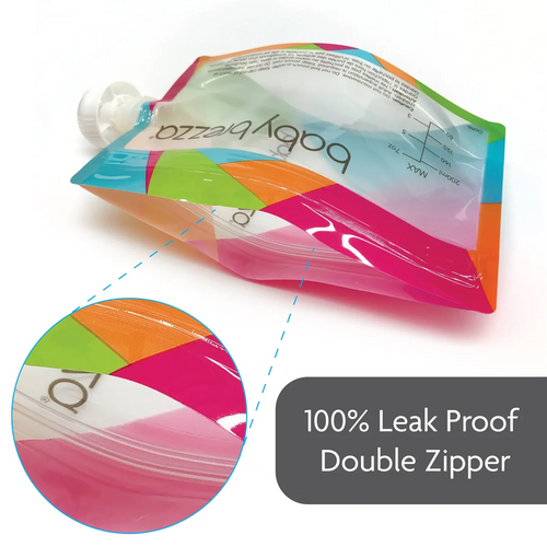 Reusable Baby Food Pouches, 10 Pack Baby Brezza Food Maker - product thumbnail